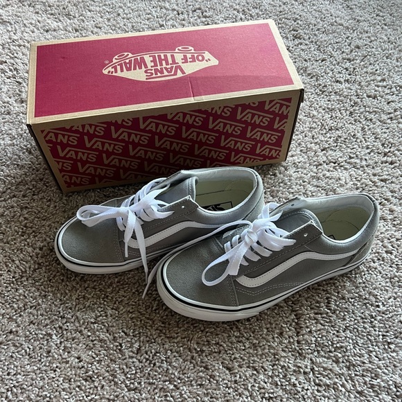 Vans - Old Skool Shoe - Size 7 Womens - Grey - Picture 3 of 10
